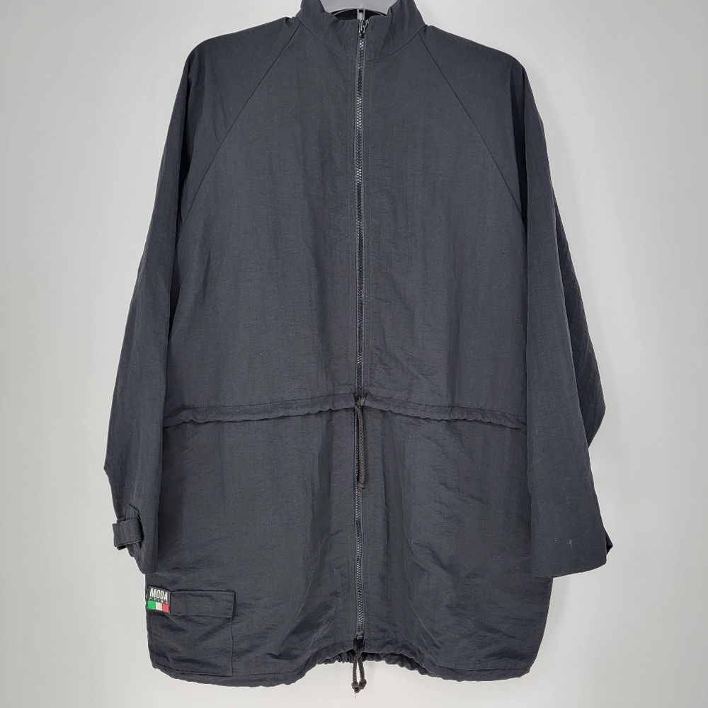 Moda Prima Black Relaxed Coat Small/Medium